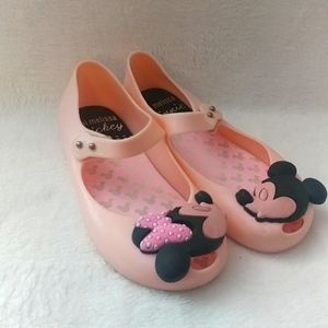 Mini Melissa Mickey & Minnie Mouse shoes